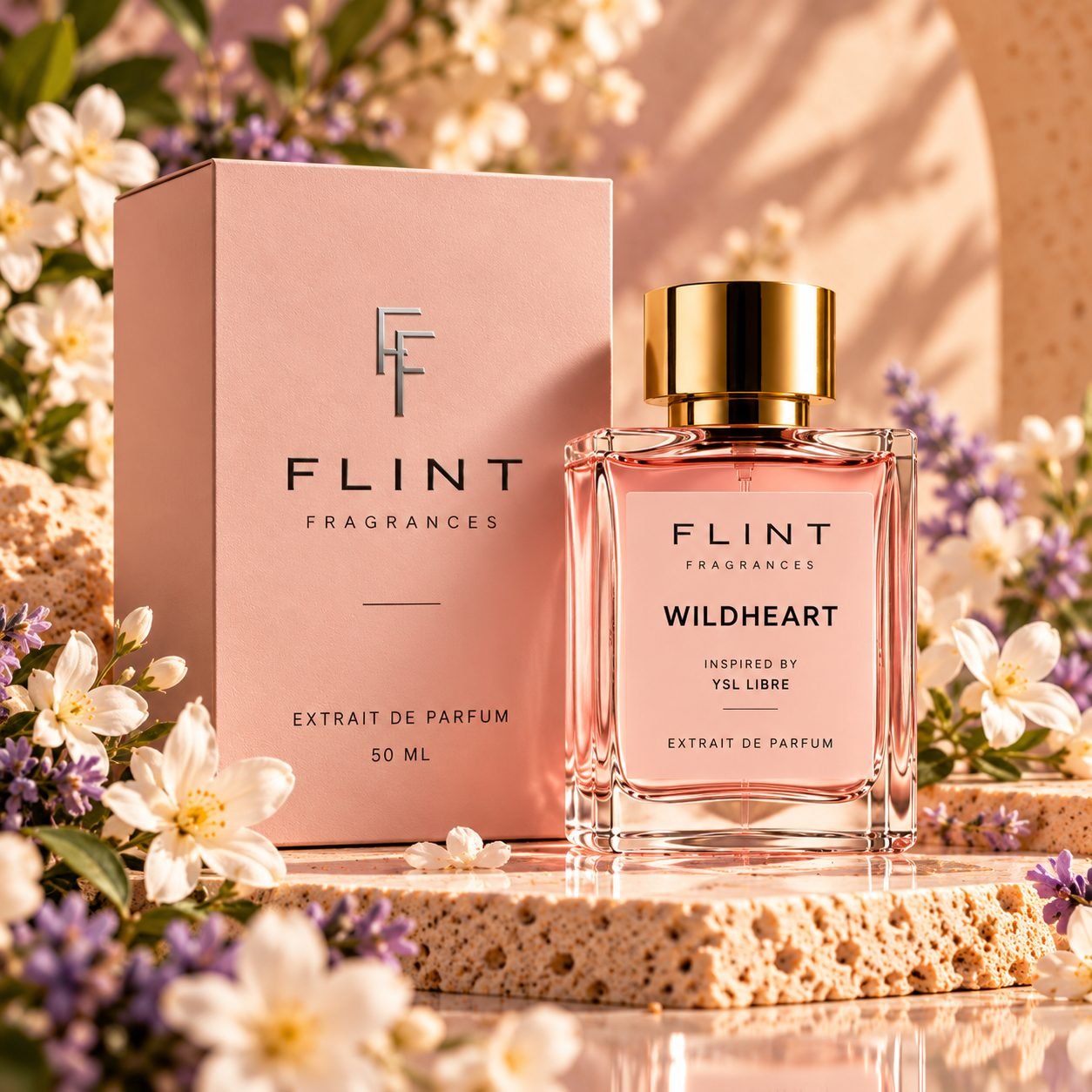 Flint Wildheart perfume with blush box